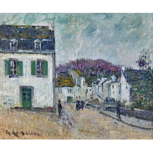 GUSTAVE LOISEAU : 'Rue  Pont-Aven' (DOBIASCHOFSKY AUKTIONEN AG)