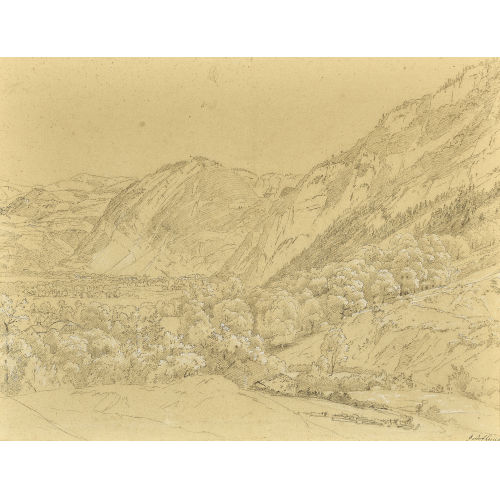 JEAN-ANTOINE LINCK : Vue de Cluses (DOBIASCHOFSKY AUKTIONEN AG)