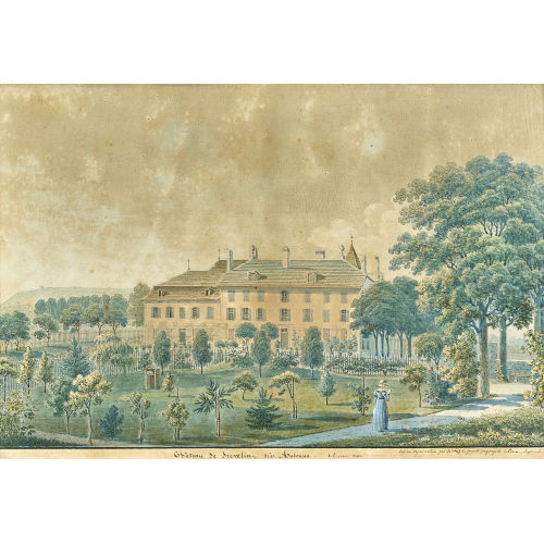 JAKOB SAMUEL WEIBEL : 'Ch�teau de Trevelin pr�s Aubonne (de Crinsoz prop:)' (DOBIASCHOFSKY AUKTIONEN AG)