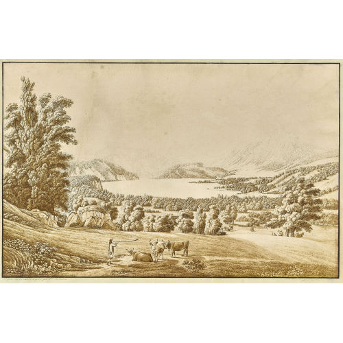 PETER BIRMANN : 'Lac des quatre cantons' (DOBIASCHOFSKY AUKTIONEN AG)