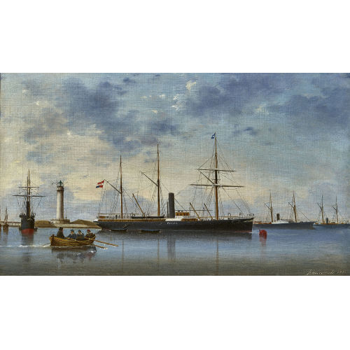 BASI IVANCOVICH : Der Dreimaster 'Poluce' im Hafen (DOBIASCHOFSKY AUKTIONEN AG)