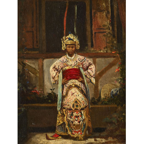 19./20. JH. INDONESIEN : Fern�stliche Trachtenfrau (DOBIASCHOFSKY AUKTIONEN AG)