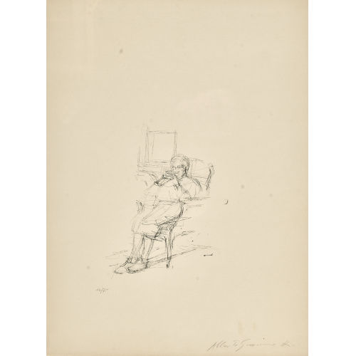 ALBERTO GIACOMETTI : 'La m�re de l'artiste assise I' (DOBIASCHOFSKY AUKTIONEN AG)