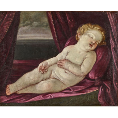 GUIDO RENI : Das schlafende Jesuskind (DOBIASCHOFSKY AUKTIONEN AG)