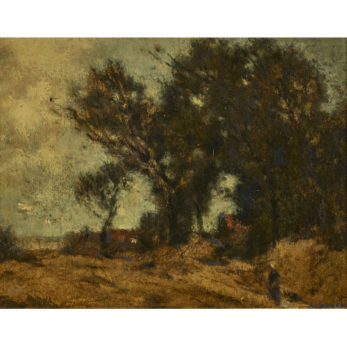 AUGUST SPECK : Landschaft am Waldrand (DOBIASCHOFSKY AUKTIONEN AG)