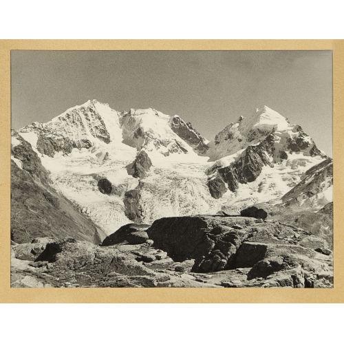 20. JH. SCHWEIZ : 'Piz Bernina und Piz Roseg' (DOBIASCHOFSKY AUKTIONEN AG)