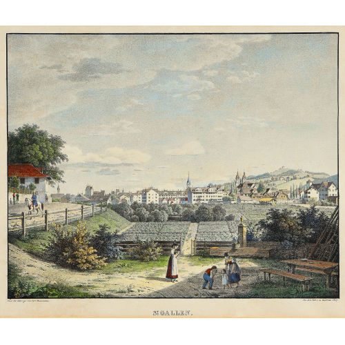 CARL FRIEDRICH HEINZMANN : 'St. Gallen' (DOBIASCHOFSKY AUKTIONEN AG)