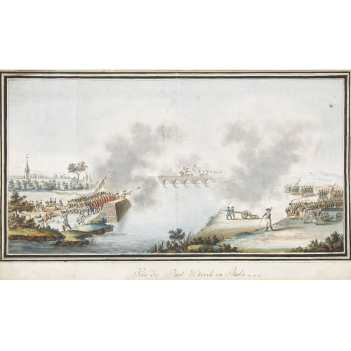 18./19. JH. FRANKREICH : 'Prise du Pont d'Arcole en Italie' (DOBIASCHOFSKY AUKTIONEN AG)