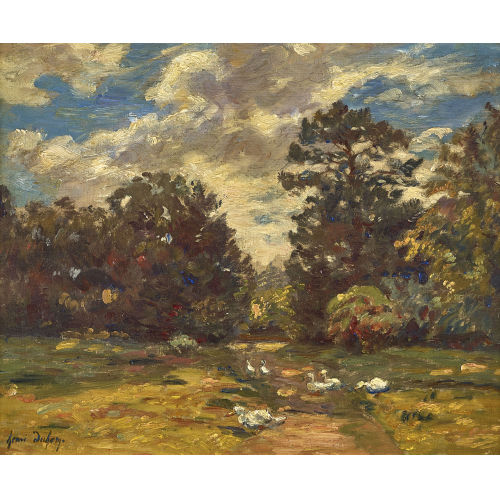 HENRI-AIM� DUHEM : 'Pr�s des Marais d'Arleux' (DOBIASCHOFSKY AUKTIONEN AG)