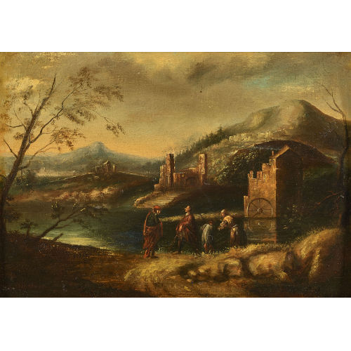 17./18. JH. ITALIEN : Paesaggio (DOBIASCHOFSKY AUKTIONEN AG)