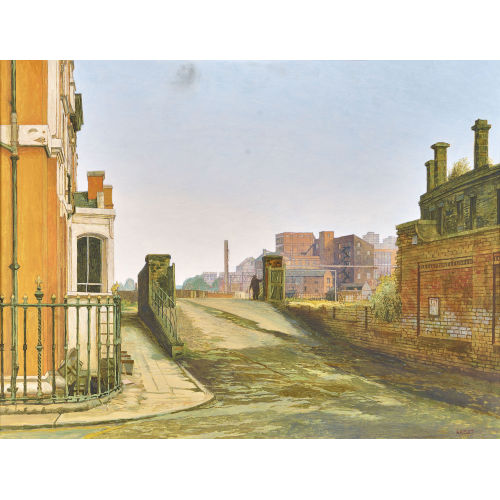 FRITZ KREIDT : Strassenansicht in einer Stadt (DOBIASCHOFSKY AUKTIONEN AG)