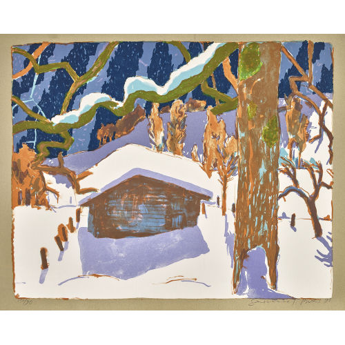 SAMUEL BURI : Winterstimmung (DOBIASCHOFSKY AUKTIONEN AG)