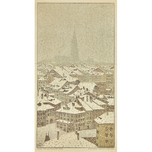 PLINIO COLOMBI : Bern im Winter (DOBIASCHOFSKY AUKTIONEN AG)