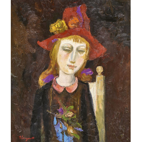 TRENTO LONGARETTI : 'Flora con cappello rosso' (DOBIASCHOFSKY AUKTIONEN AG)