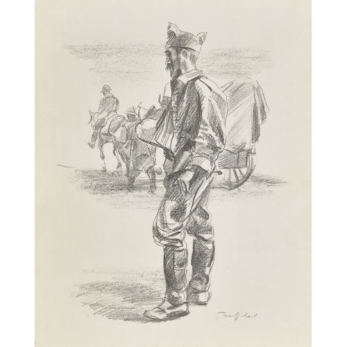 FRIEDRICH TRAFFELET : Stehender Soldat (DOBIASCHOFSKY AUKTIONEN AG)