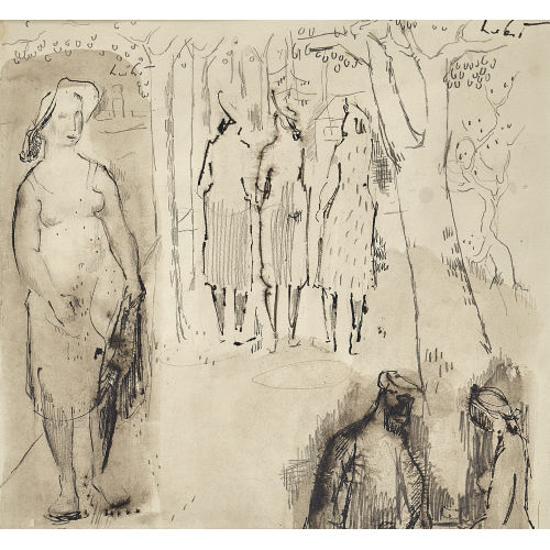 ADOLF HERBST : 'Jardin de Luxembourg' (DOBIASCHOFSKY AUKTIONEN AG)