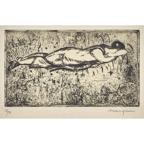 HENRI CHARLES MANGUIN : 'Dormeuse' (DOBIASCHOFSKY AUKTIONEN AG)