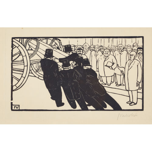 F�LIX VALLOTTON : 'Les N�crophores' (DOBIASCHOFSKY AUKTIONEN AG)