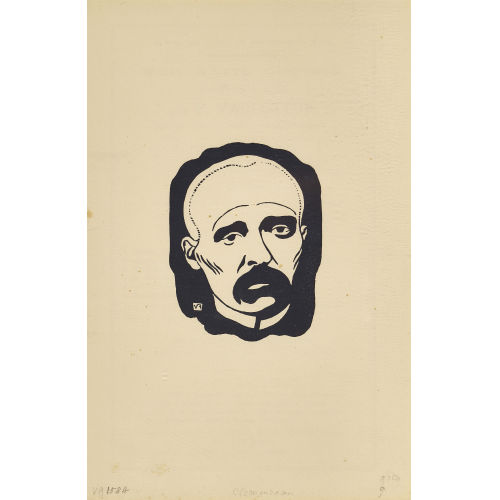 F�LIX VALLOTTON : 'Georges Cl�menceau' (DOBIASCHOFSKY AUKTIONEN AG)