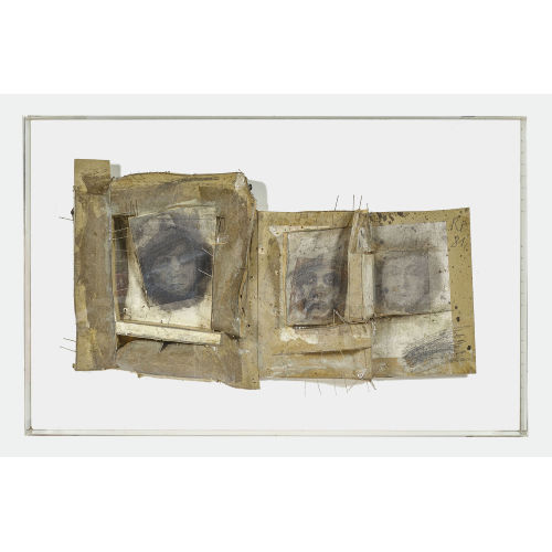 20. JH. ANONYM : Assemblage mit Stecknadeln (DOBIASCHOFSKY AUKTIONEN AG)