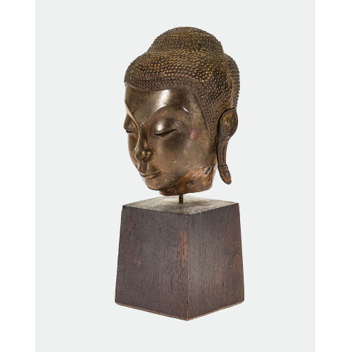 BUDDHAKOPF : Thailand, 18. Jh. oder fr�her (DOBIASCHOFSKY AUKTIONEN AG)