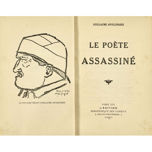 ANDR� ROUVEYRE : Guillaume Apollinaire: 'Le Po�te assassin�' (DOBIASCHOFSKY AUKTIONEN AG)