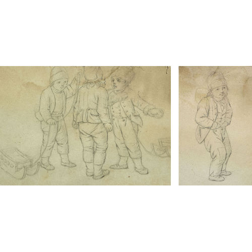 GOTTFRIED MIND : Paar Kinderzeichnungen (DOBIASCHOFSKY AUKTIONEN AG)