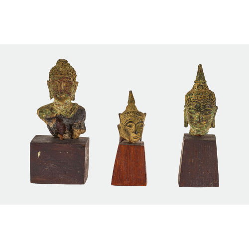 BUDDHAK�PFE : Thailand bzw. Khmer (DOBIASCHOFSKY AUKTIONEN AG)