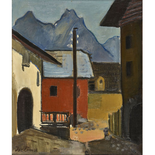 CHRISTOPH WILHELM ISELIN : 'Fetan' (Ftan) (DOBIASCHOFSKY AUKTIONEN AG)