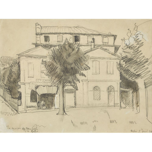 PAUL BASILIUS BARTH : 'La maison de van Gogh � Arles' (DOBIASCHOFSKY AUKTIONEN AG)