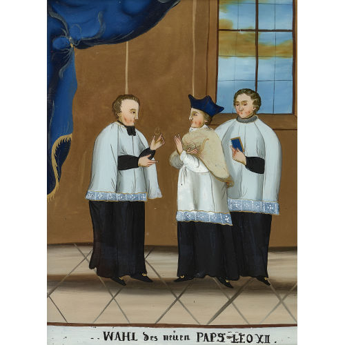 19. JH. WOHL SCHWEIZ : 'Wahl des neuen Papst Leo XII.' (DOBIASCHOFSKY AUKTIONEN AG)