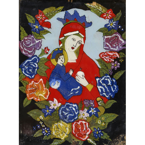 19./20. JH. WOHL RUM�NIEN : Muttergottes im Rosenkranz (DOBIASCHOFSKY AUKTIONEN AG)