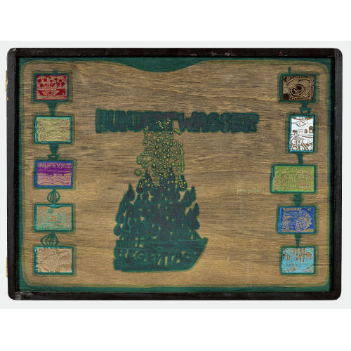 FRIEDENSREICH HUNDERTWASSER : 'Look at it on a rainy day' (DOBIASCHOFSKY AUKTIONEN AG)