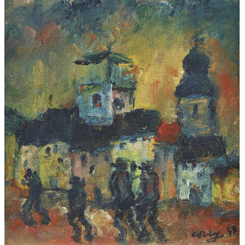 GIOVANNI-BATTISTA (AUCH CORTY CORTI : Ritorno al villaggio (DOBIASCHOFSKY AUKTIONEN AG)
