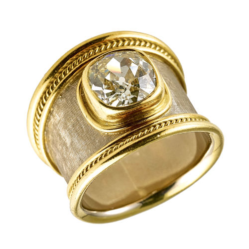 BRILLANT-RING : Elizabeth Gage, London (DOBIASCHOFSKY AUKTIONEN AG)