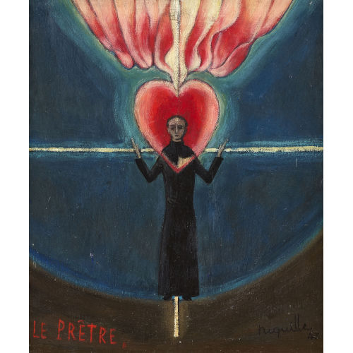 ARMAND NIQUILLE : 'Le pr�tre' (DOBIASCHOFSKY AUKTIONEN AG)