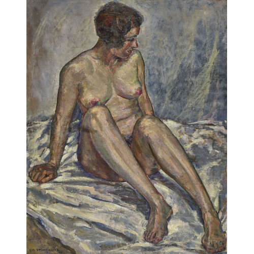 CHARLES L'EPLATTENIER : Femme nue (DOBIASCHOFSKY AUKTIONEN AG)