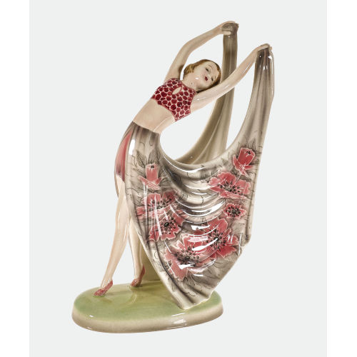 FIGUR : Wien, um 1935-1941 (Manufaktur Goldscheider) (DOBIASCHOFSKY AUKTIONEN AG)