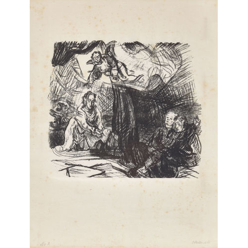 OSKAR KOKOSCHKA : 'Christus am Oelberg' (DOBIASCHOFSKY AUKTIONEN AG)