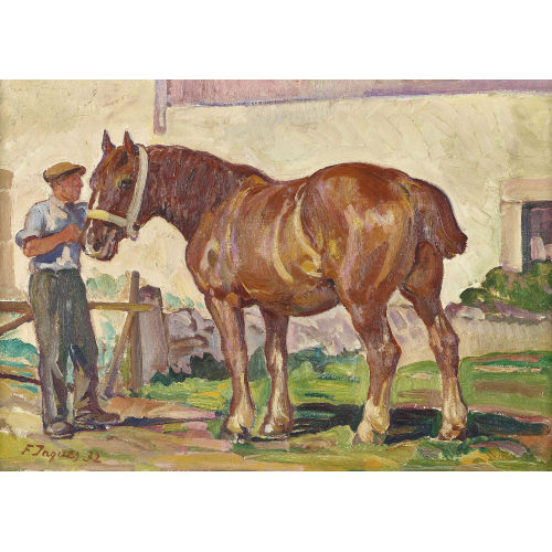 FRAN�OIS LOUIS JAQUES : Le cheval (DOBIASCHOFSKY AUKTIONEN AG)