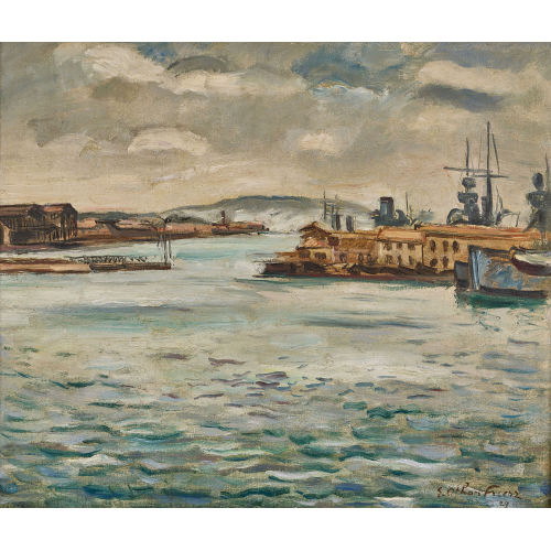 ACHILLE-MILE OTHON FRIESZ : 'Le port' (DOBIASCHOFSKY AUKTIONEN AG)