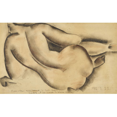 RODOLPHE TH�OPHILE BOSSHARD : Nu de dos (DOBIASCHOFSKY AUKTIONEN AG)