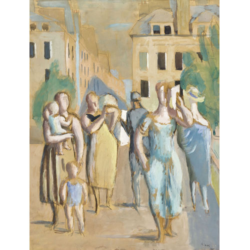 WILHELM GIMMI : Le pont Marie, Paris (DOBIASCHOFSKY AUKTIONEN AG)