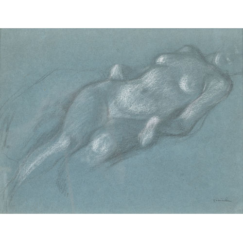 TH�OPHILE-ALEXANDRE STEINLEN : Nu allong� (DOBIASCHOFSKY AUKTIONEN AG)