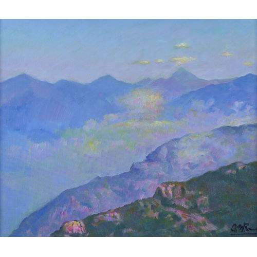 ANTONIO MARTIN ROMO : Korsische Berglandschaft (DOBIASCHOFSKY AUKTIONEN AG)