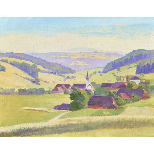 ROBERT KIENER : 'Oberwangen' (DOBIASCHOFSKY AUKTIONEN AG)