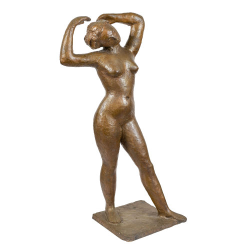 GUSTAVE PIGUET : Schreitende mit erhobenen Armen (DOBIASCHOFSKY AUKTIONEN AG)