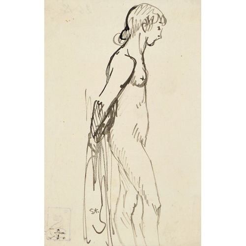 TH�OPHILE-ALEXANDRE STEINLEN : Weiblicher Akt (DOBIASCHOFSKY AUKTIONEN AG)