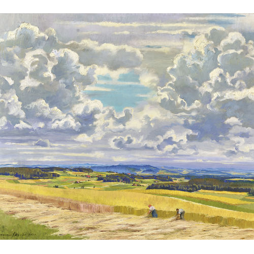 MARCUS JACOBI : 'Korn und Wolken' (DOBIASCHOFSKY AUKTIONEN AG)