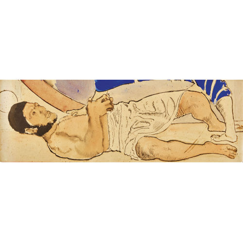 FERDINAND HODLER : Studie zu 'Le triomphe de la technique' (DOBIASCHOFSKY AUKTIONEN AG)